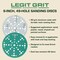 Legit Grit 6 inch Sand paper Disc, 49-Hole, 60 Grit, 50PK LG6-4960-50 - alternate 3